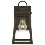 Founders Outdoor Wall Sconce - Antique Bronze / Clear