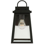 Founders Outdoor Wall Sconce - Black / Clear