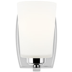 Franport Wall Sconce - Chrome / Etched White