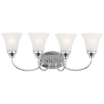 Holman Bathroom Vanity Light - Chrome / Satin Etched