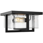Mitte Ceiling Light Fixture - Midnight Black / Clear