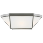 Morrison Ceiling Light Fixture - Brushed Nickel / Smooth White