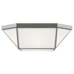 Morrison Ceiling Light Fixture - Brushed Nickel / Smooth White