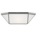 Morrison Ceiling Light Fixture - Brushed Nickel / Smooth White