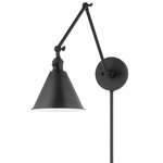 Salem Double Arm Wall Sconce - Midnight Black