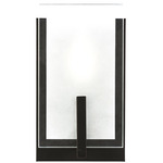 Syll Wall Sconce - Midnight Black / Satin Etched