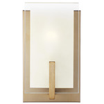 Syll Wall Sconce - Satin Brass / Satin Etched