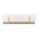 Syll Bathroom Vanity Light - Satin Brass / Satin Etched