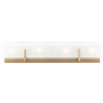 Syll Bathroom Vanity Light - Satin Brass / Satin Etched