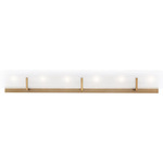 Syll Bathroom Vanity Light - Satin Brass / Satin Etched