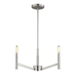 Vector Chandelier - Brushed Nickel