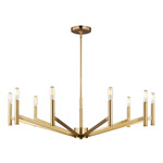 Vector Chandelier - Satin Brass