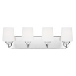 Windom Bathroom Vanity Light - Chrome / Etched White