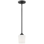 Windom Mini Pendant - Midnight Black / Etched White