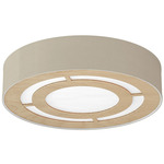 Cloie Ceiling Light Fixture - Birch / Linen Oatmeal