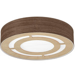 Cloie Ceiling Light Fixture - Birch / Walnut Veneer