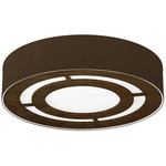 Cloie Ceiling Light Fixture - Walnut / Silk Chocolate