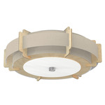 Truman Ceiling Light Fixture - Birch / Linen Oatmeal