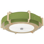 Truman Ceiling Light Fixture - Birch / Silk Verde
