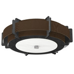 Truman Ceiling Light Fixture - Ebony / Silk Chocolate