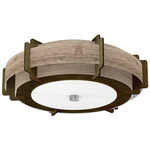 Truman Ceiling Light Fixture - Walnut / Natural Veneer