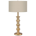 Clive Table Lamp - Brass / Linen Oatmeal