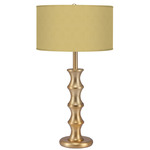 Clive Table Lamp - Brass / Taffeta Wheat