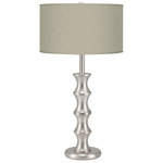 Clive Table Lamp - Nickel / Taffeta Toast