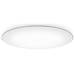 Big Ceiling Light Fixture - Chrome / White