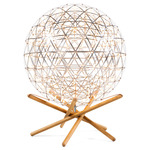 Raimond II Tensegrity Floor Lamp - Oak / Stainless Steel