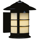 Newport Outdoor Wall Sconce - Satin Black / Frosted