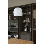 Onn Mini Pendant - Polished Nickel / White