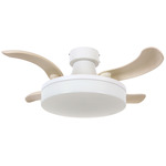 Fanaway Orbit Ceiling Fan with Light - Matte White / White Wash / White
