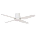 Lucci Air Aria Close to Ceiling Fan with Light - White / White