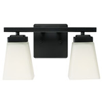 Baxley Bathroom Vanity Light - Matte Black / Soft White