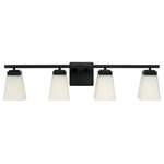 Baxley Bathroom Vanity Light - Matte Black / Soft White