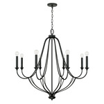 Bentley Chandelier - Black Iron