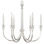 Laurent Chandelier - Polished Nickel