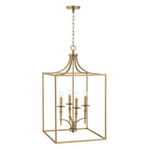 Abbie Foyer Pendant - Aged Brass