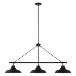 Jones Island Chandelier - Matte Black / Matte Black