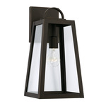 Leighton Outdoor Wall Sconce - Oiled Bronze / Clear