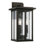 Barrett Outdoor Wall Sconce - Oiled Bronze / Antique Glass