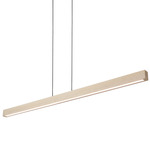 Una Linear Pendant - White Washed Oak