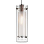 Pasha Pendant - Oil Brushed Bronze / Clear / Frost