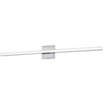 Arandel Flush Bathroom Vanity Light - Polished Chrome / White