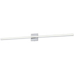 Arandel Flush Bathroom Vanity Light - Polished Chrome / White