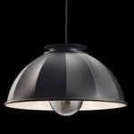 Cupola Pendant - Black / White