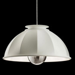 Cupola Pendant - White / White