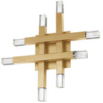 Francesca Wall Sconce - Aged Brass / Frosted
