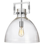 Liberty Pendant - Polished Chrome / Clear / Clear